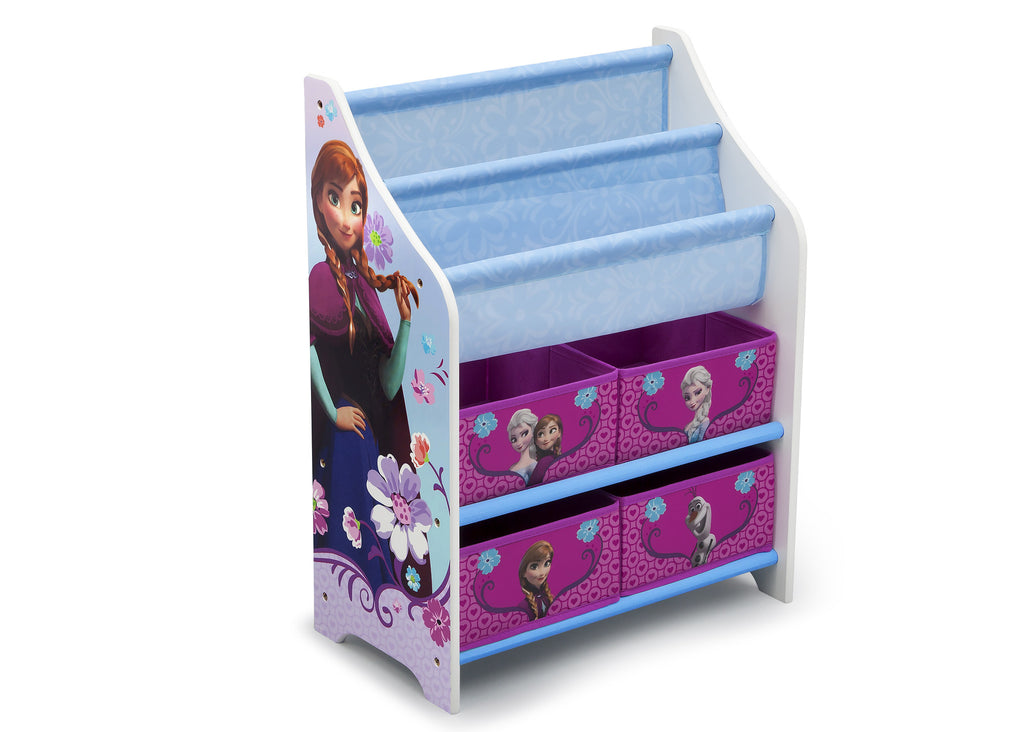 Delta Children Frozen Book and Toy Organizer Right View a1a