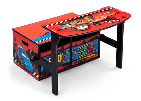 Cars 3-in-1 Storage Bench and Desk