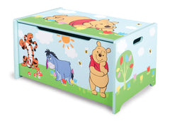 Delta Children  Winnie The Pooh Wooden Toy Box, Right View a2a