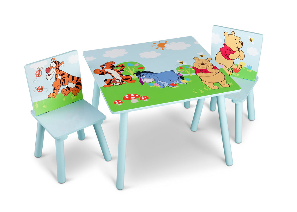 Delta Children Winnie The Pooh Table and Chair Set, Left View a1a